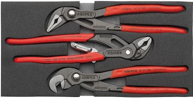 002001V03__00270__59249.1562206403.380.500.webp 00 20 01 V03 US Knipex WATER PUMP PLIERS SET IN FOAM TRAY