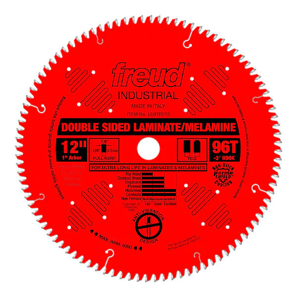 Freud LU97R012 12" Double Sided Laminate/Melamine Blade