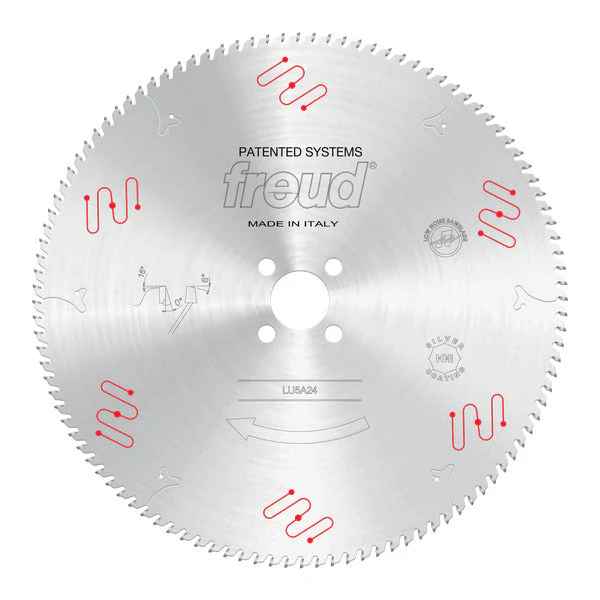 Freud LU5A24 450mm Medium to Thick Aluminum & Non-Ferrous Blades with Mechanical Clamping