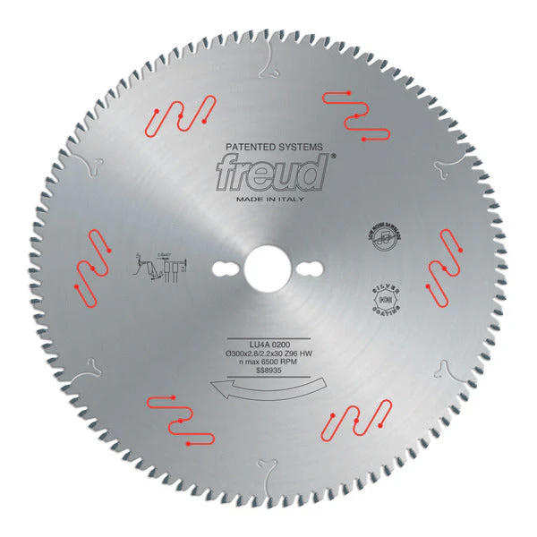 Freud LU4A02 300mm Carbide Tipped Blade for Plastic Material & Plexiglass