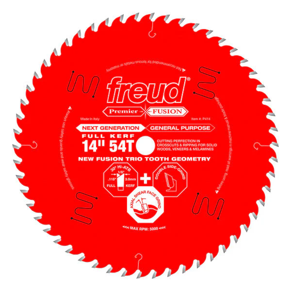 Freud P414 14" Premier Fusion General Purpose Blade