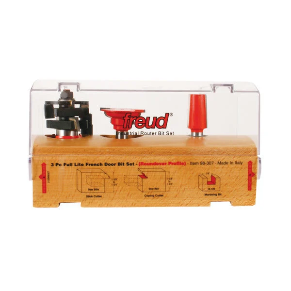 Freud 98-307 3 Piece French Door Bit Set