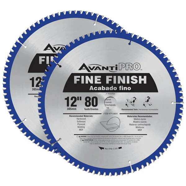 AvantiPRO P128080PP AvantiPro 12" X 80t Value Pack