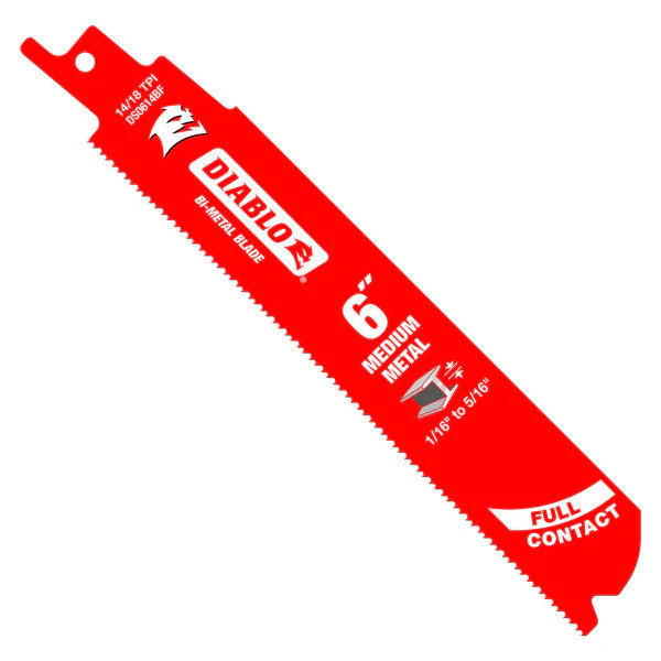 008925131830_29d879aa-8c7e-4c0e-a6a6-04eca8841149_1200x1200.webp Diablo DS0614BF200 6" Bi-Metal Reciprocating Saw Blade for Medium Metal Cutting (1/16" to 5/16") (200-Pack)