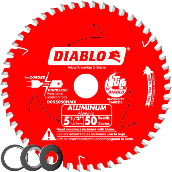 008925143642_45a05065-6376-4217-ae3e-1754940c4964_1200x1200.webp Diablo D055050NMX 5-1/2" x 50-Teeth Saw Blade for Medium Aluminum