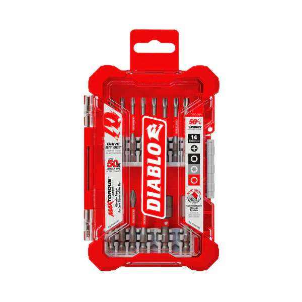 Diablo DSC-S14 14 pc Screwdriving Set (14-Piece)