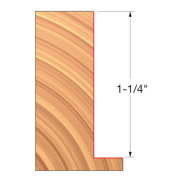 Freud UP147-IC 3-9/16" x 1-1/4" x 1-1/4" Straight Edge Cutter