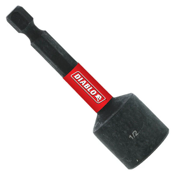 Diablo DNTSL12B 1/2" x 2-9/16" Magnetic Nut Driver (Bulk)