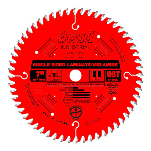 Freud LU98R007 7" Single Sided Laminate/Melamine Blade