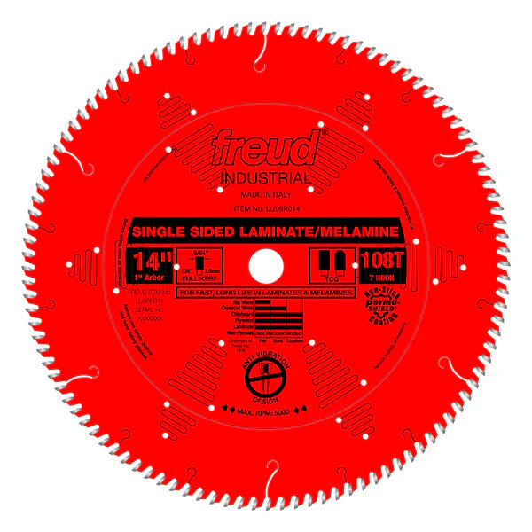 Freud LU98R014 14" Single Sided Laminate/Melamine Blade