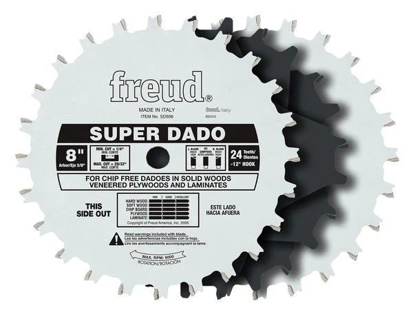 Freud SD508 8" Super Dado Sets