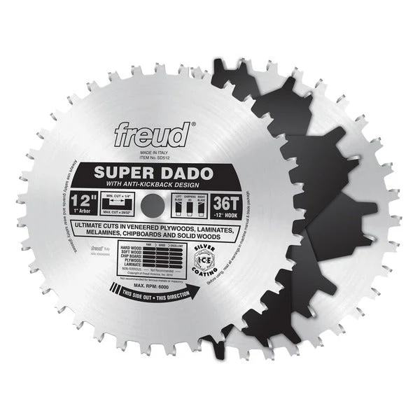 Freud SD512 12" Super Dado Sets