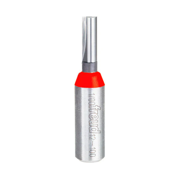 Freud 12-100 1/4" (Dia.) Double Flute Straight Bit (Eclipse Grind)