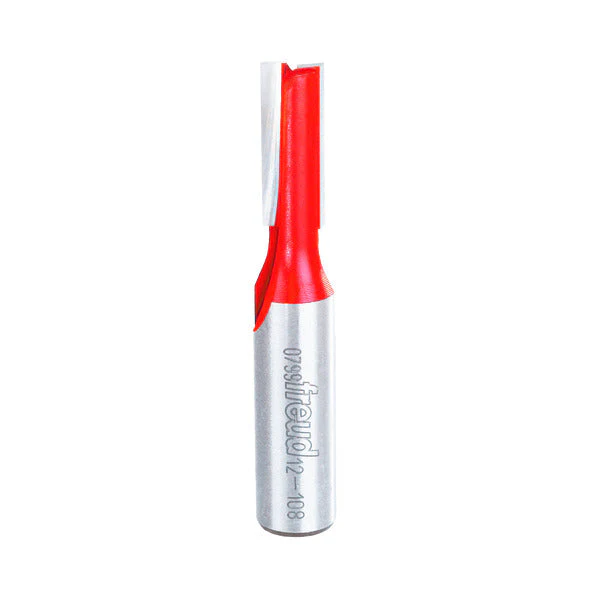 Freud 12-108 3/8" (Dia.) Double Flute Straight Bit (Eclipse Grind)