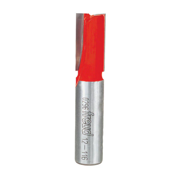 Freud 12-116 1/2" (Dia.) Double Flute Straight Bit (Eclipse Grind)