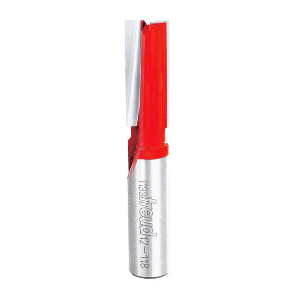 Freud 12-118 1/2" (Dia.) Double Flute Straight Bit (Eclipse Grind)