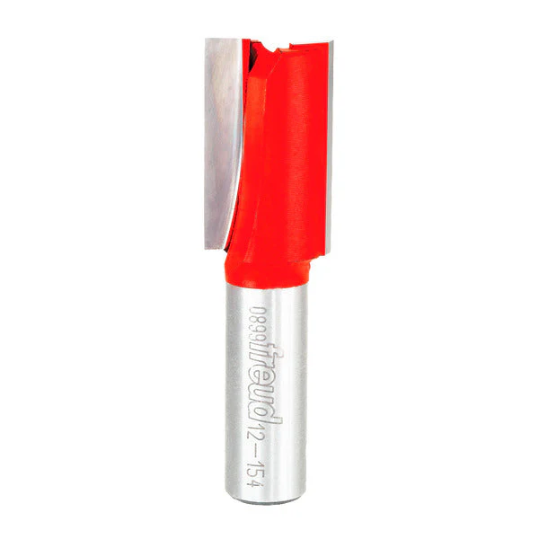 Freud 12-154 3/4" (Dia.) Double Flute Straight Bit (Eclipse Grind)