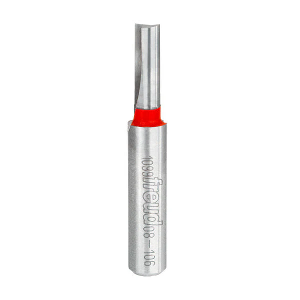 Freud 08-106 1/4" (Dia.) Double Flute Straight Bit with 3/8" Shank