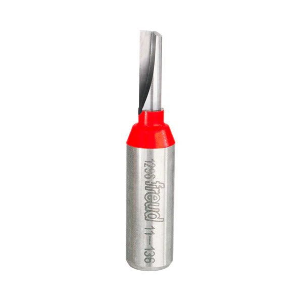 Freud 11-136 1/4" (Dia.) Single Flute Straight Bit