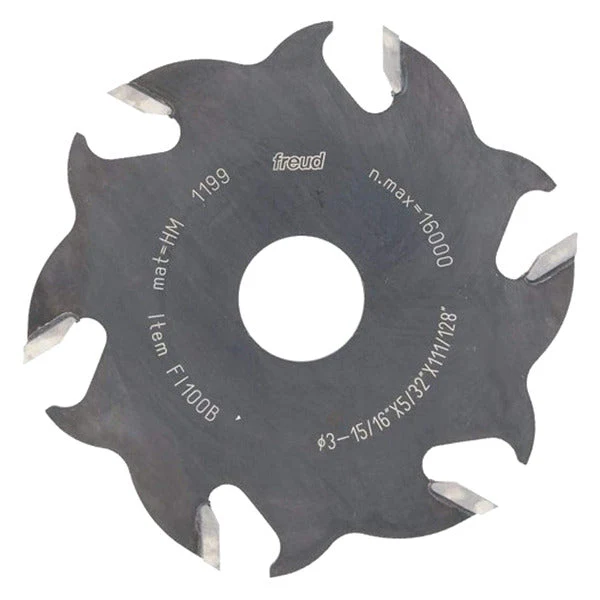 Freud FI100 4" 6-Tooth Replacement Blade for JS100 and JS102 or Similar Biscuit Joiner