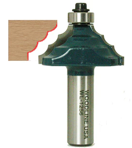 TRIPLE ROUNDOVER MOLDING ROUTER BIT