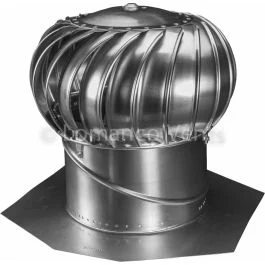 Whirlybird 12" Turbine Vent- Mill Finish - Internally Braced