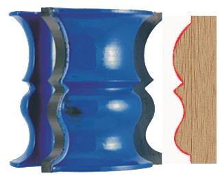 CROWN MOLDING SHAPER CUTTERS