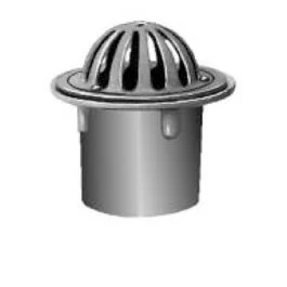 Smith 1620 Gutter DrainBottom Outlet, Threaded, Low Dome