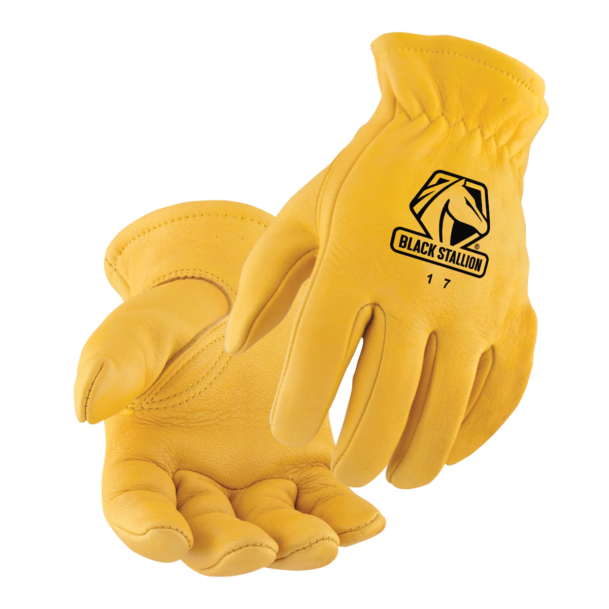 BLACK STALLION 17Premium Elkskin Drivers Glove