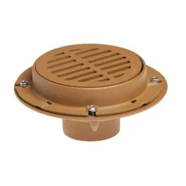 Smith 2110 Medium Duty Floor Drain with 8 1/2" Round Top