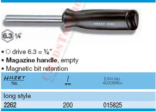 HAZET 2262 BIT HOLDER