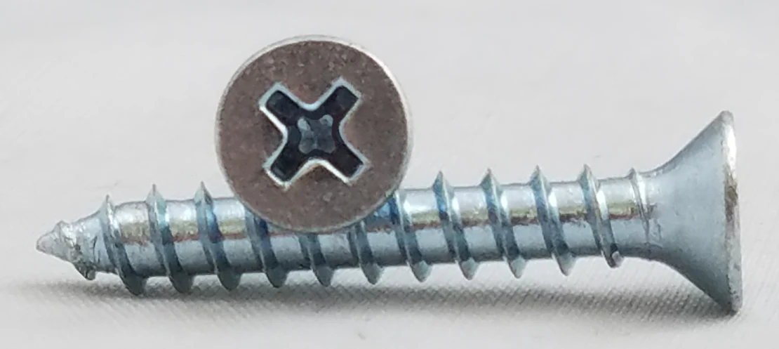 Kanebridge #10 x 3" Phillips Pan Head Zinc Plated Sheet Metal Screws - 1000 Qty