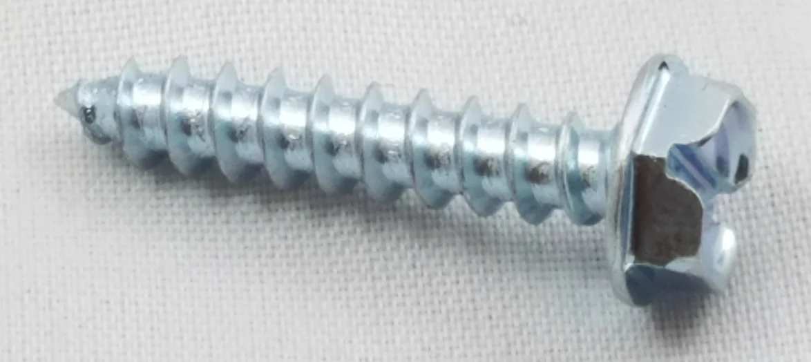 2324_1_1411x630.webp Kanebridge #8 x 1-1/2" Slotted Hex Washer Head Zinc Plated Sheet Metal Screws - 2200 Qty