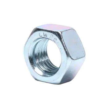 Brighton Best 7/8" x 9mm Coarse Thread Zinc Grade 5 Hex Nut - 100 Qty