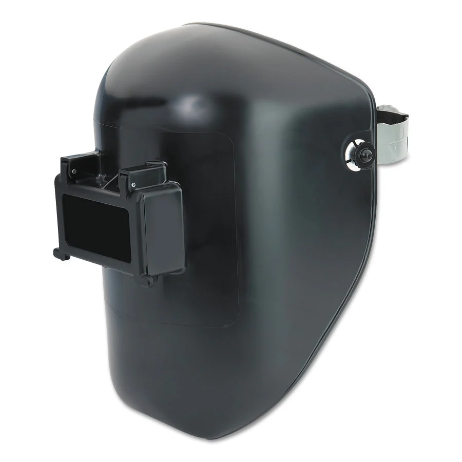 FIBRE-METAL Tigerhood Classic Welding Helmets: 906-BK (BLACK) Flip-Up Lens