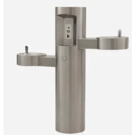 Murdock GYQ Outdoor Pedestal Bottle Filler with Barrier-Free Bi-Level Drink Fountain