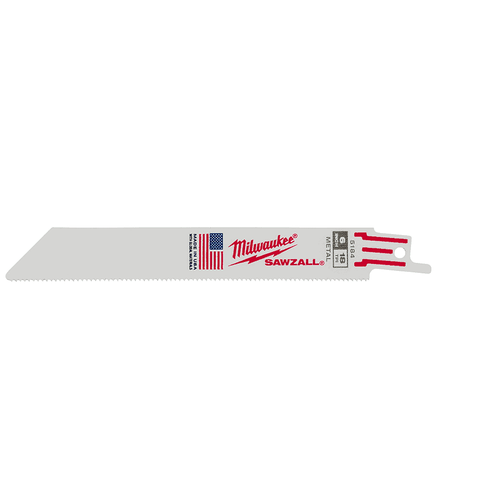 2e4c73f3895bd3dc7a02d3923d083beefdc3ca57-large_1200x1200.webp Milwaukee 6" 18-TPI Thin Kerf SAWZALL‚ Blades - 50/Pack