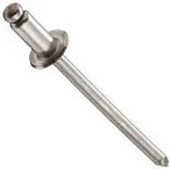 31393_1_1200x1181.webp Kanebridge 1/4" x .876-1.0" Steel Zinc Rivet With Steel Mandrel - 100 Qty