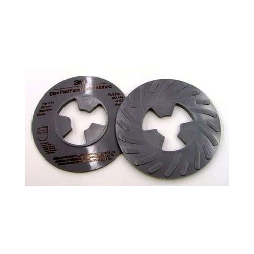 3M-81734_01_4ddc9e97-e5cd-4081-9006-f272b2dd2d3f.webp 3M 81734 5" Disc Pad Face Plate Ribbed, Medium Gray