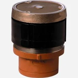 Smith 4141S Finished Floor CleanoutsSpigot Outlet with BRZ Gasket Seal PlugAdjustable Round Top with Tile Recess