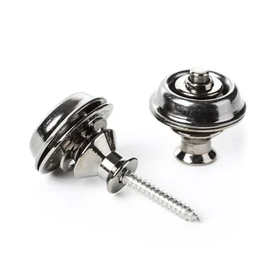 STRAPLOK STRAP RETAINERS DUAL DESIGN - BLACK NICKEL