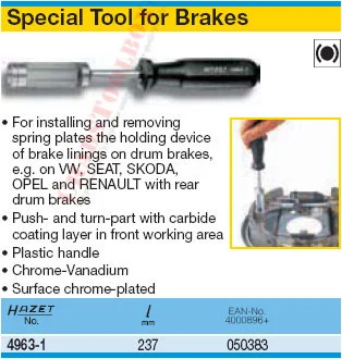 HAZET 4963-1 DRIVING TOOL