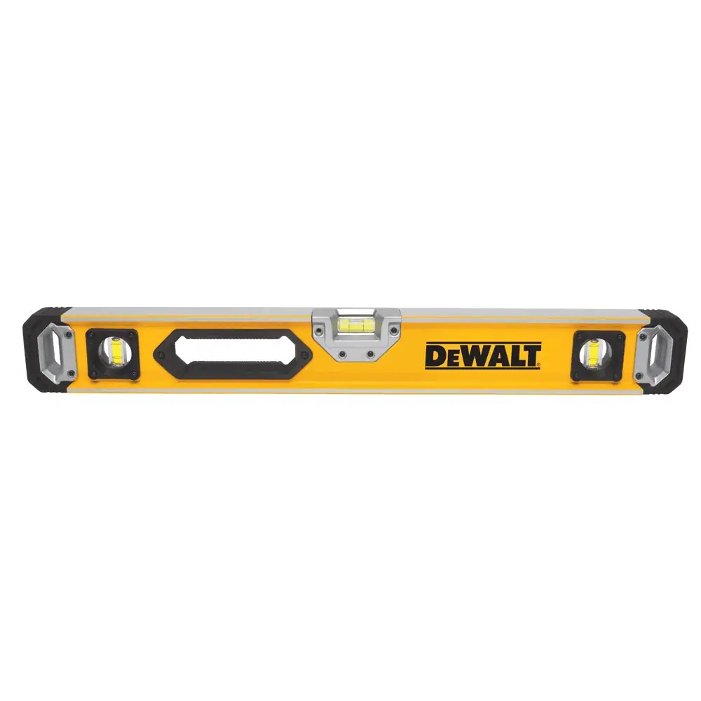 DeWalt 24" Magnetic Box Beam Level, Die-Cast Center Vial Holder