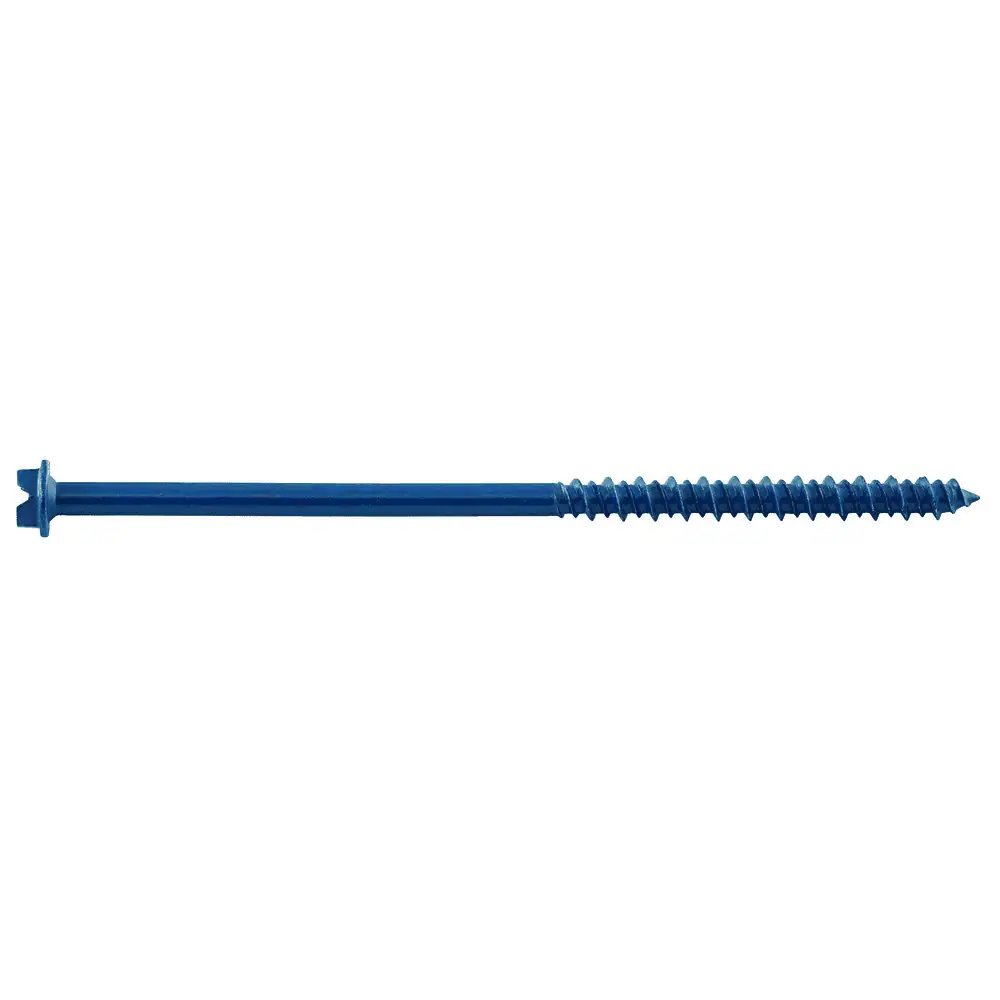 4d0c9ad46df7354b0507d8d7fe16aefad06702c2-large_1200x1200.webp DeWalt ULTRACON+‚ 1/4" x 3-3/4" Hex Washer Head Blue Screw Anchor - 100 Qty