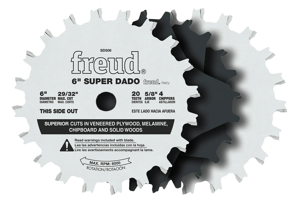 Freud SD506OLH 6" Left Hand Outside Blade (SD506 Series)