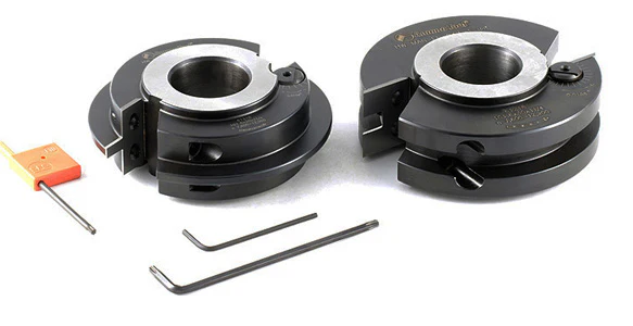 INSERT CARBIDE ADJUSTABLE TONGUE & GROOVE SHAPER CUTTERS