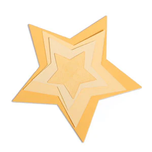 657567_3_1_1200x1200.webp Sizzix Framelits Die Set 5PK - Stars