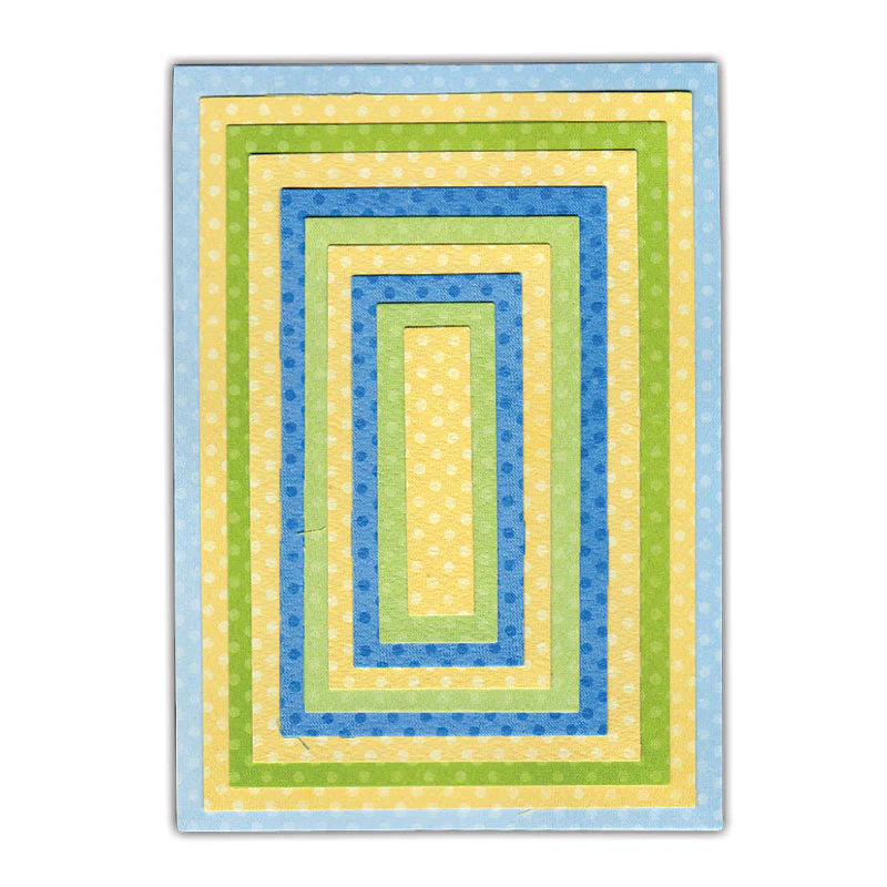 Sizzix Framelits Die Set 10PK - Rectangles #2