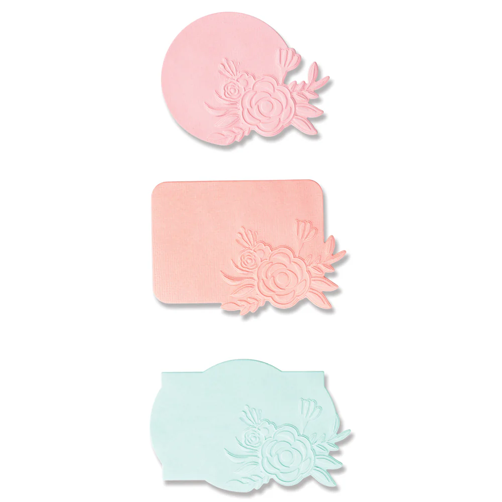 665736_1200x1200.webp Sizzix Switchlits Embossing Folder - Floral Label