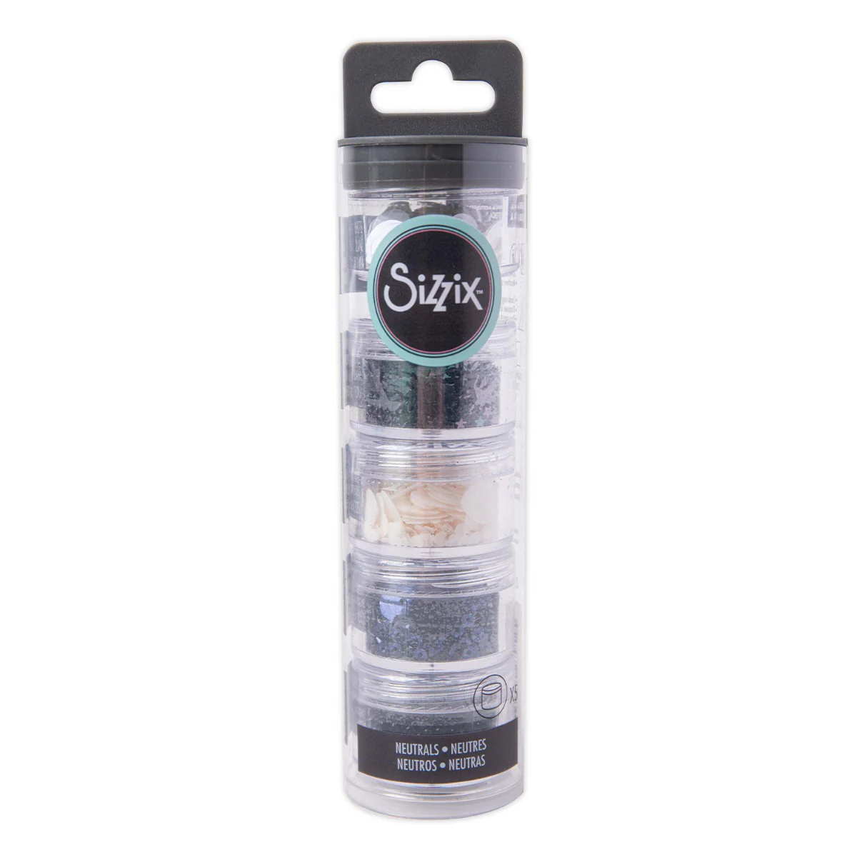 665844-packaging-neutral-sequins-and-beads-01_rgb_1200x1200.webp Sizzix Making Essential - Sequins & Beads, Neutral Assortment, 5g per Pot, 5PK